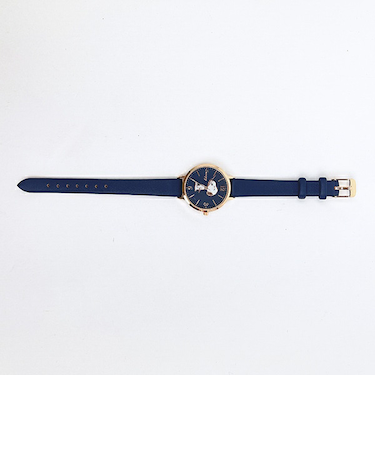 スヌーピー 腕時計 シェル風 ネイビー SNOOPY