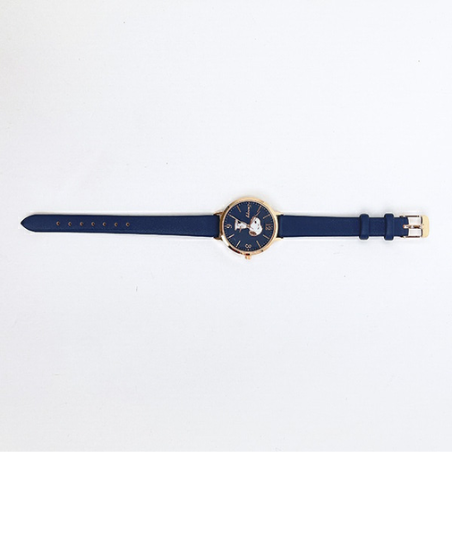 スヌーピー 腕時計 シェル風 ネイビー SNOOPY