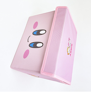 星のカービィ カービィフェイス フタ付き折りたたみ収納ボックス