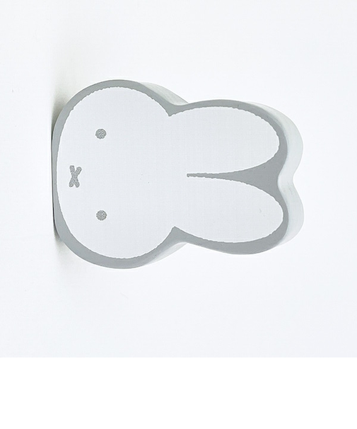 ミッフィー マグネットキーフック グレー