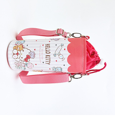 サンリオ ハローキティ カラフルタイニーチャーム ボトルカバーL ランチ用品 sanrio