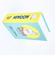 ムーミン ブック型ボックス color of funny ショートワイド MOOMIN