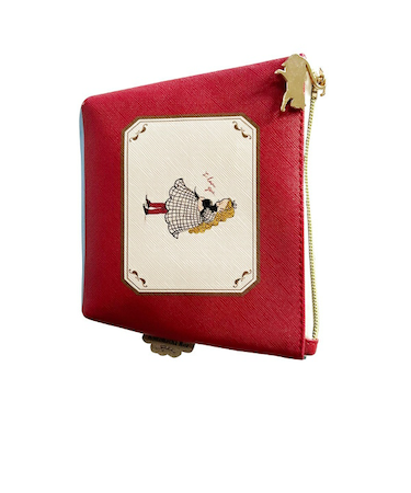 くらはしれい 船形ポーチ レッド kurahashi Rei