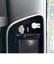 ミッフィー エアコンルーバーアクセサリー ミッフィー＆ボリス カー用品 miffy