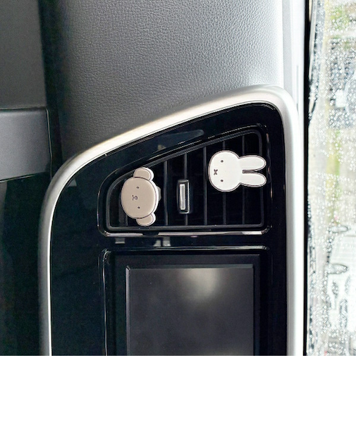 ミッフィー エアコンルーバーアクセサリー ミッフィー＆ボリス カー用品 miffy