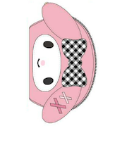 サンリオ マイメロディ おそろいギンガムチェック シリーズ オーバルミニポーチ Sanrio