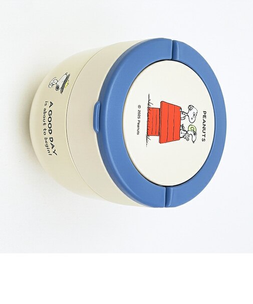 スヌーピー 折りたたみハンドル付保温丼ジャー お弁当 ランチ用品 SNOOPY