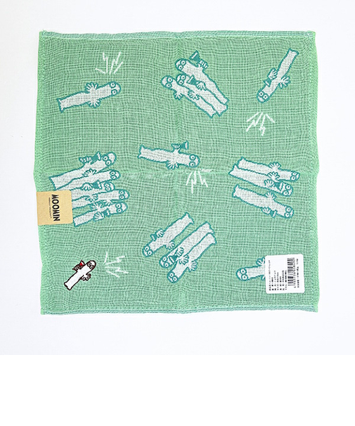 ムーミン ニョロニョロ 三重ガーゼハンカチ MOOMIN