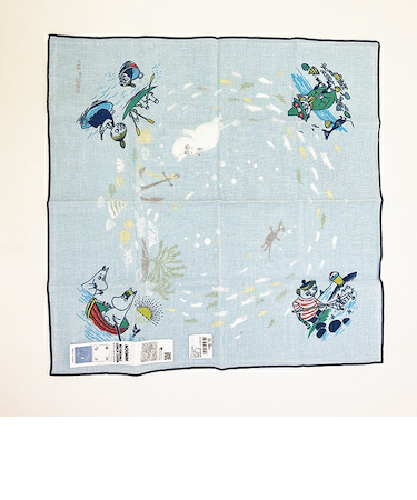 ムーミン 海 リバーシブルランチクロス MOOMIN