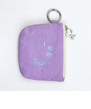 スヌーピー ジョークール カラーミニポーチ パープル SNOOPY