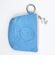 スヌーピー チャーリーブラウン カラーミニポーチ ライトブルー SNOOPY