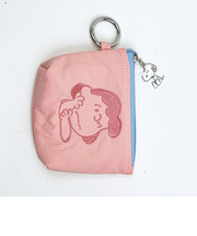 スヌーピー ルーシー カラーミニポーチ ピンク SNOOPY