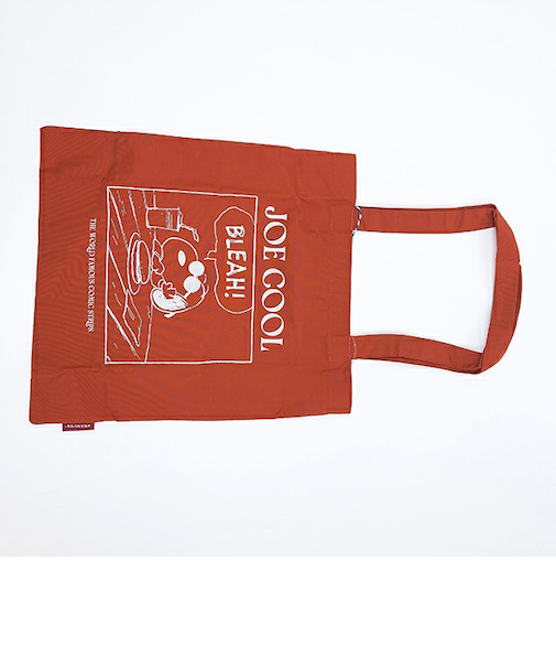 スヌーピー ジョー・クール ロゴカラートートバッグ ブラウン SNOOPY