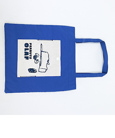 スヌーピー オラフ お出かけトートバッグ ワッペン ランチ SNOOPY