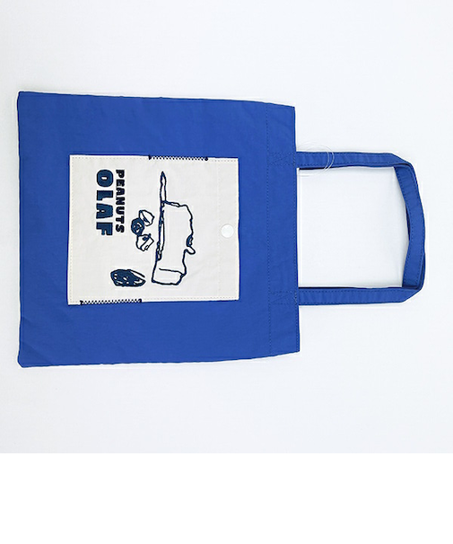 スヌーピー オラフ お出かけトートバッグ ワッペン ランチ SNOOPY