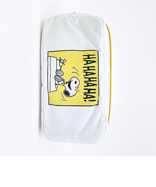 スヌーピー ポーチ (イエロー) コミック SNOOPY