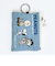 スヌーピー ALL刺繍パスポーチ ブルー 定期入れ SNOOPY