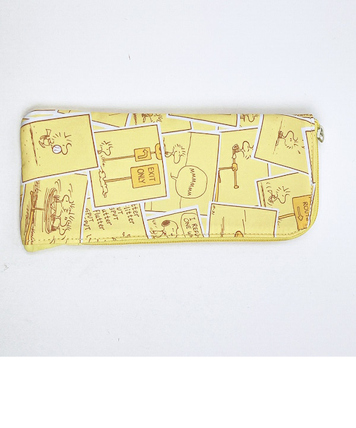 スヌーピー 耐熱ポーチ(S) イエロー コミック トラベル SNOOPY