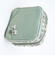 スヌーピー たっぷりトラベルポーチ グリーン SNOOPY