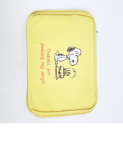 スヌーピー 収納ポーチ(M) イエロー トラベル SNOOPY