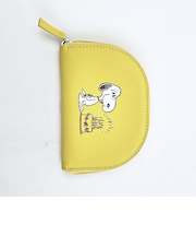 スヌーピー アクセサリーポーチ イエロー トラベル SNOOPY