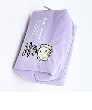 スヌーピー サリー コスメポーチ アップリケ SNOOPY