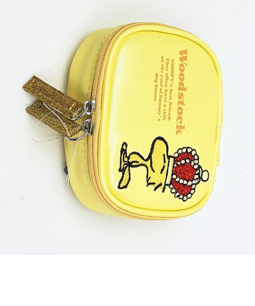 スヌーピー ウッドストック アクセサリーケース アップリケ ポーチ SNOOPY