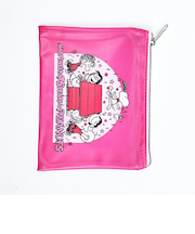 スヌーピー クリアポーチ ピンク PEANUTS 75th SNOOPY