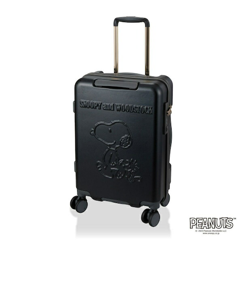 スヌーピー ウッドストック ジッパータイプ スーツケース 32L