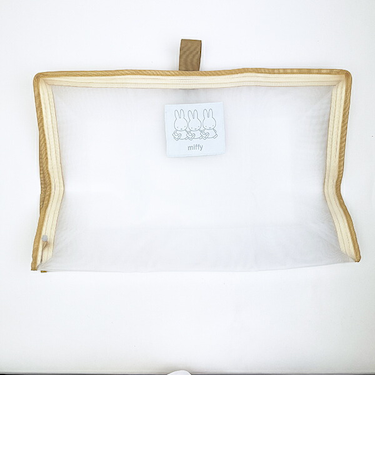 ミッフィー miffy メッシュオーガナイザー(Lサイズ) イエロー 小物入れ