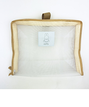 ミッフィー miffy メッシュオーガナイザー(Mサイズ) イエロー 小物入れ