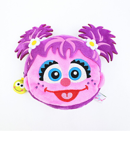 セサミストリート アビー ぬいぐるみフェイスポーチ