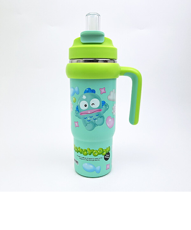 サンリオ ハンギョドン ハンドル付2WAYストローステンレスタンブラー 水筒 ランチ Sanrio