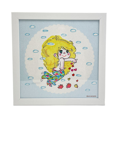 水森亜土 額装 人魚 インテリア