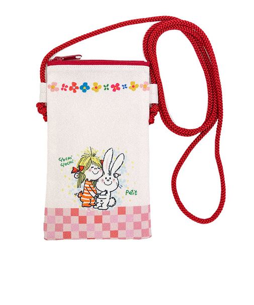 水森亜土 スマホショルダー うさぎ