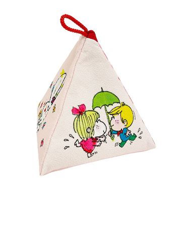 水森亜土 三角ポーチ うさぎ