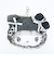 サンリオ ハローキティ フェイスリールパスケース ふわふわケープ ブラック sanrio