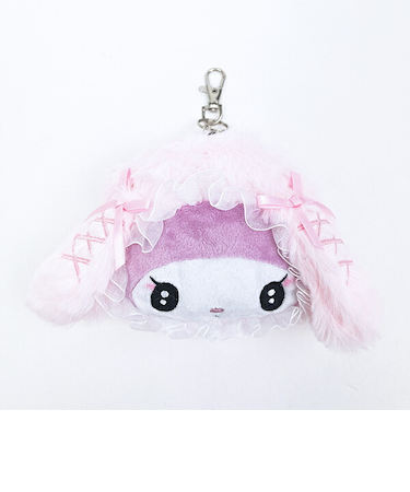 サンリオ マイメロディ ファイスリールパスケース ふわふわケープ ピンク sanrio