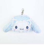 サンリオ シナモロール ファイスリールパスケース ふわふわケープ ブルー シナモン sanrio