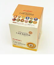 パンどろぼう シークレット刺繍缶バッジ ナチュラルカラー 全12種 コンプリートBOX