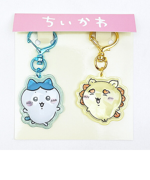 ちいかわ ハチワレ×シーサー ぷっくりったいペアーキーホルダー