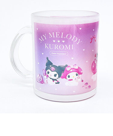 サンリオ マイメロディ クロミ ガラスマグ パステルドリームランド ランチ用品 コップ sanrio