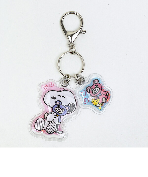 スヌーピー 2連エアキーホルダー （パステル） SNOOPY
