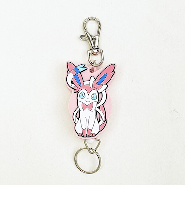 ポケットモンスター ニンフィア（おすわり） ラバーリールキーホルダー ポケモン