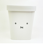 ミッフィー miffy フェイス ストックスストッパー付きダストボックス