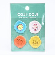 コジコジ ペロちゃん やかん君 カメ吉 シーリングスタンプ風シール 文具