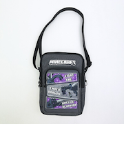 マインクラフト エンダードラゴン ポケット付きショルダーバッグ グレー