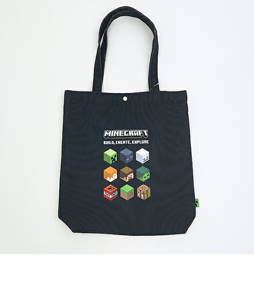 マインクラフト トートバッグ ブラック