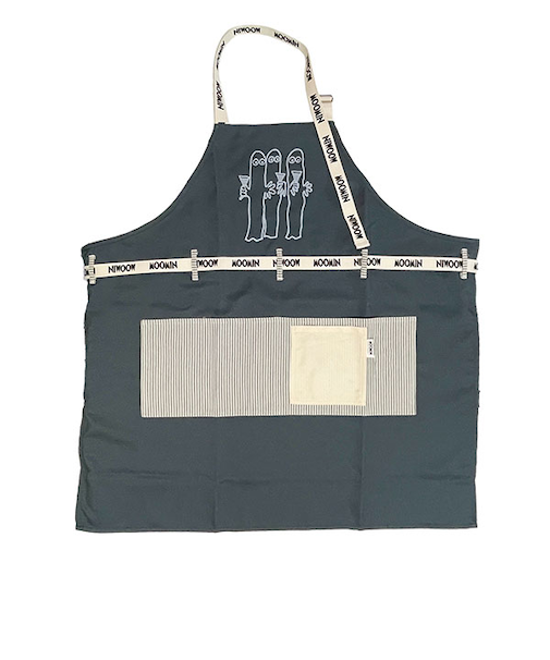 ムーミン ニョロニョロ エプロン キッチン アパレル MOOMIN