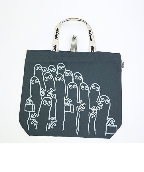 ムーミン ニョロニョロ ポータブルトートバッグ エコバッグ MOOMIN